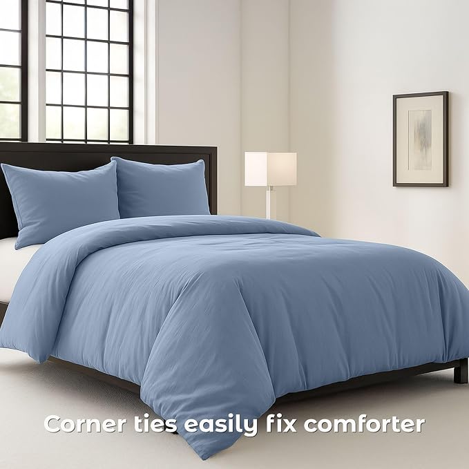 Pure Bedding Duvet Cover Twin/Twin XL Size - Image 5