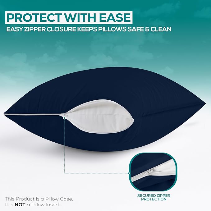 Utopia Bedding Premium 100% Waterproof Pillow Protectors - Image 4