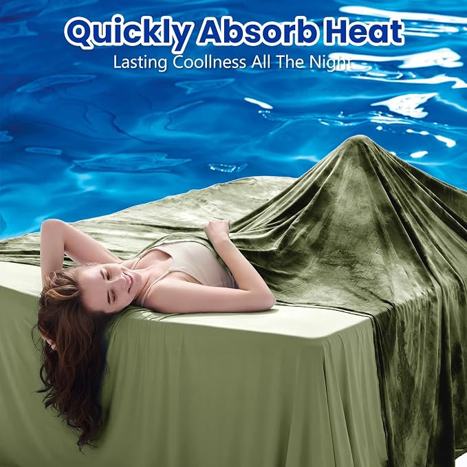 Topcee Cooling Throw Blanket for Hot Sleepers, Arc-Chill Q-Max >0.5 Cool Fiber - Image 2