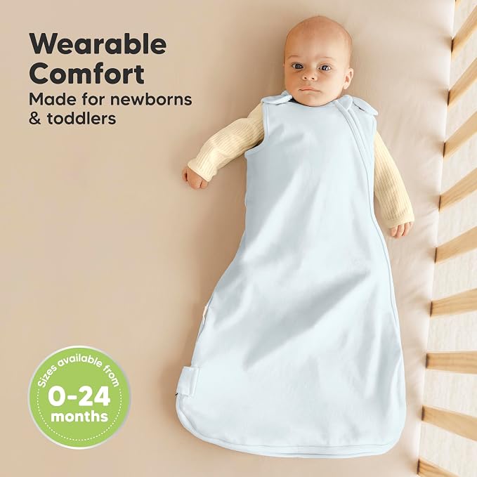 2-Pack Organic Baby Sleep Sacks, 100% Cotton - Image 2