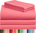 LuxClub 5 PC Sheet Set Bed Sheets Deep Pockets 16" Eco Friendly Wrinkle Free by LuxClub