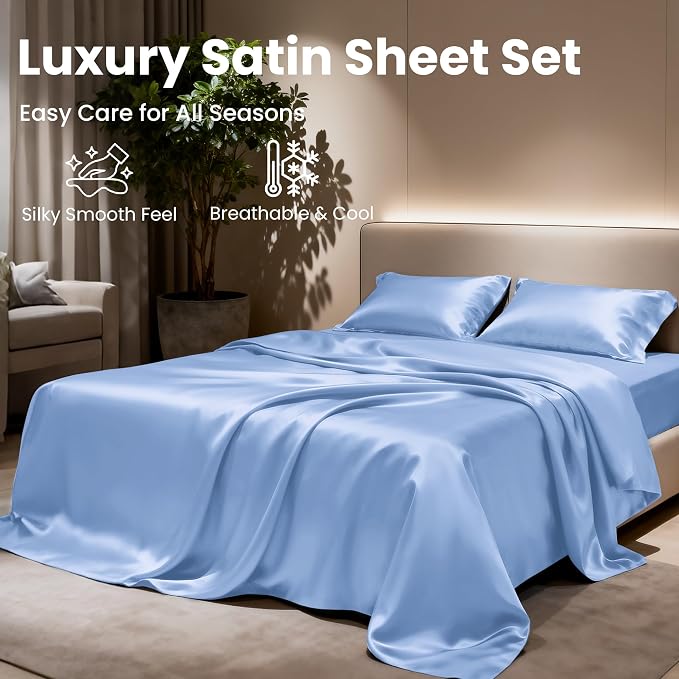 Love's cabin Satin King Sheet Sets - Image 8