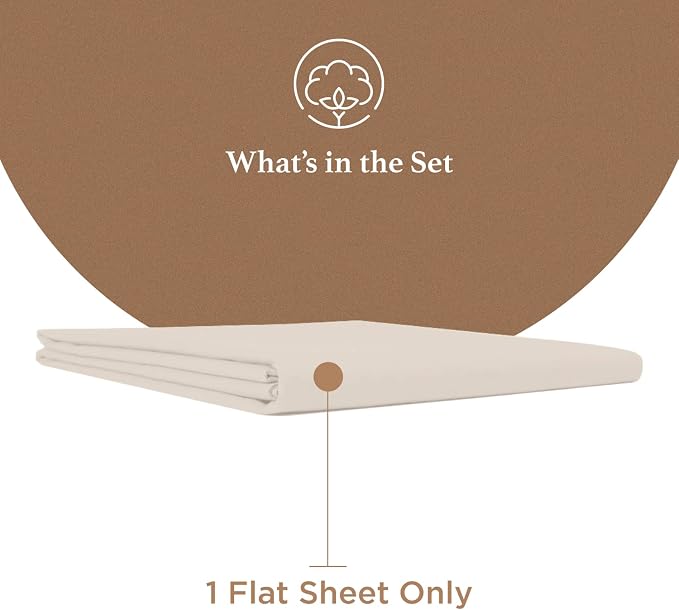 Good Sleep Bedding Flat Sheet King - Image 2