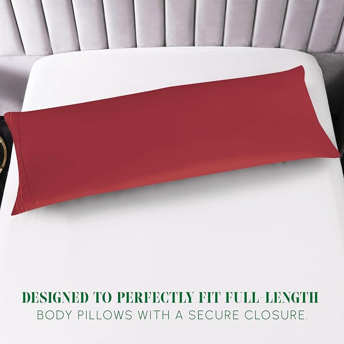 Elegant Comfort Luxury Ultra-Soft 1-Piece Body Pillowcase - Image 3