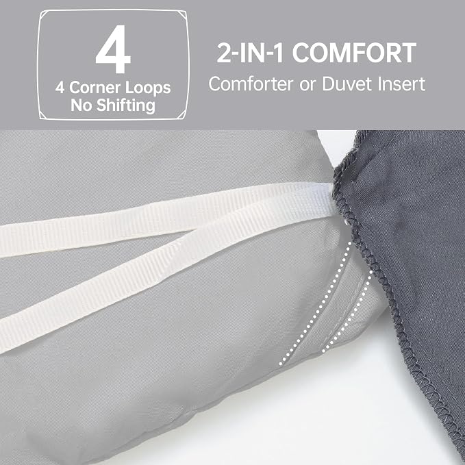 MUXHOMO Full Comforter Sets, All Season Ultra Soft Down Alternative Bedding - Image 6