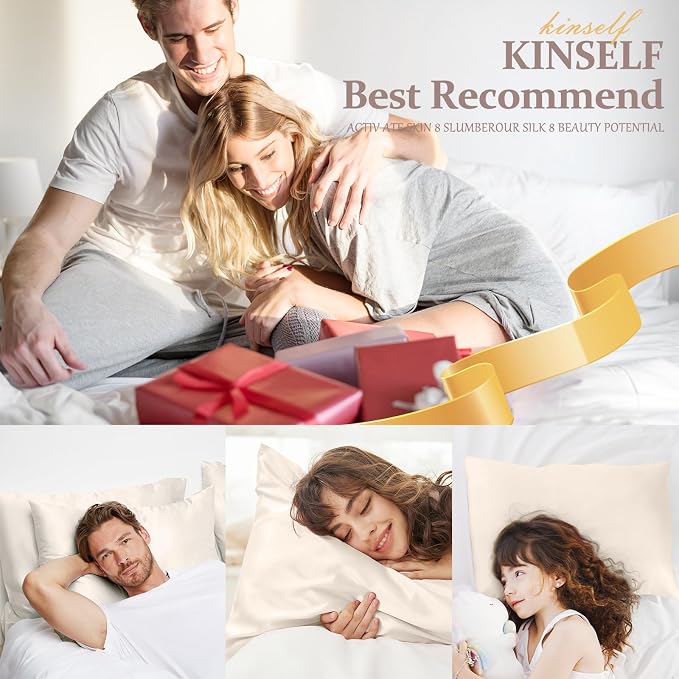 2 Pack 100% Pure Silk Pillowcase - Image 7