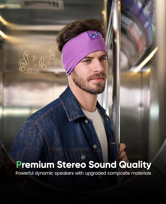 Perytong Sleep Headphones Wireless, Air Travel, Meditation - Image 7