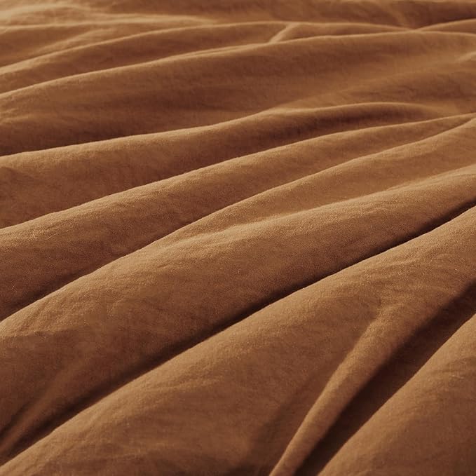 WRENSONGE Super King Plus Comforter Set- 7 Pieces Terracotta Bed in a Bag Super - Image 5