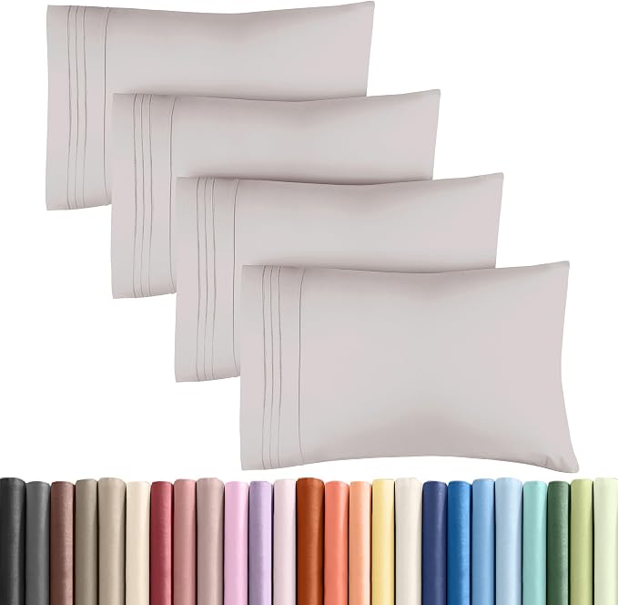King Pillow Cases Set of 4 by CGKUnlimited