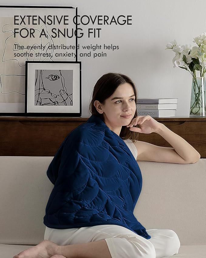 Kaisa Weighted Blanket for Adults, Soft Weighted Lap Blanket Machine Washable - Image 3