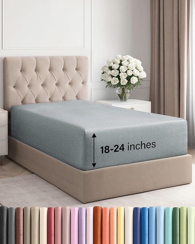Extra Deep Twin XL Fitted Sheet by CGKUnlimited