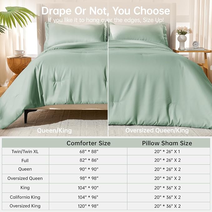 MUXHOMO Full Comforter Sets, All Season Ultra Soft Down Alternative Bedding - Image 8
