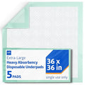 Medline Bed Pads Disposable Adult, Heavy Duty Chux Pads, Incontinence Bed Pads by Medline