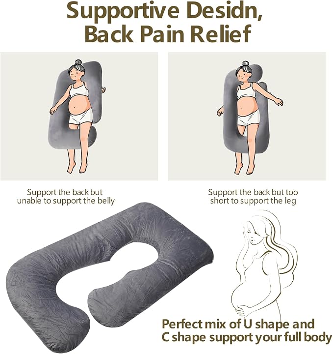 Pregnancy Pillow, G-Shape Full Body Pillow, Maternity Pillow - Image 5