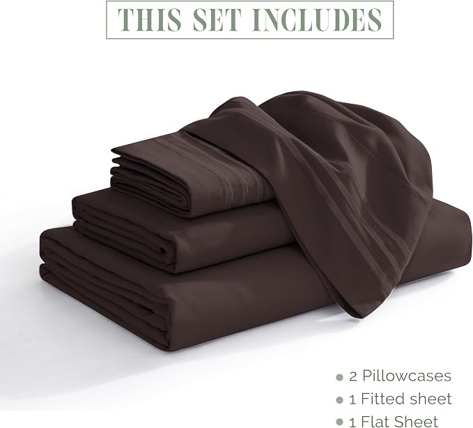 Elegant Comfort Luxurious 1500 Premium Hotel Quality Microfiber Three Line - Image 3
