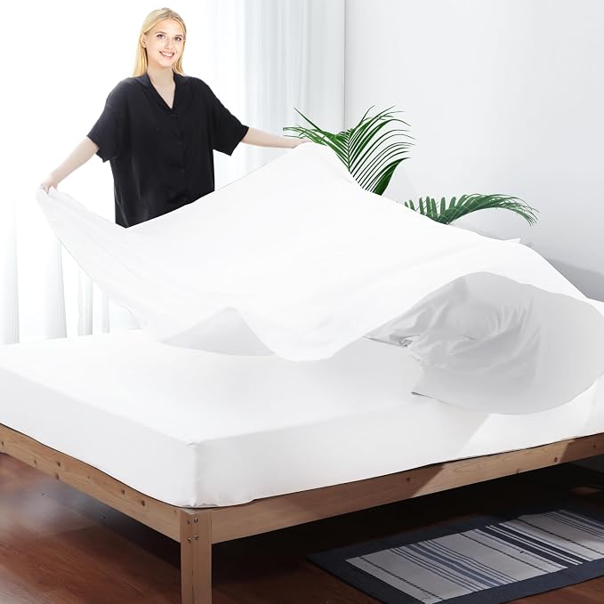 Flat Sheet Only King Size, 400 TC 100% Egyptian Cotton Flat Sheet - Image 7