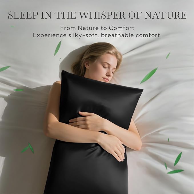 MR&HM Standard Pillow Cases Set of 2, Cooling Pillow Case - Image 2