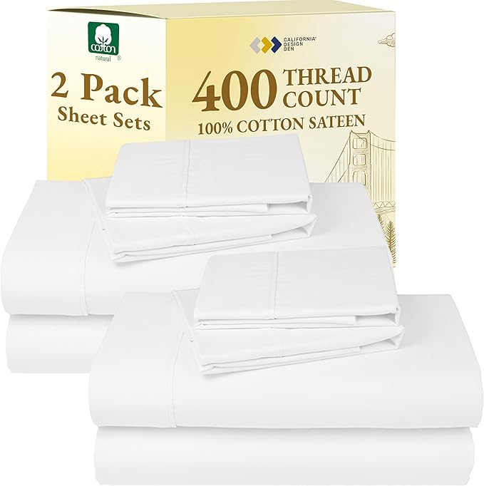 California Design Den 2-Pack Queen Sheet Sets by CaliforniaDesignDen
