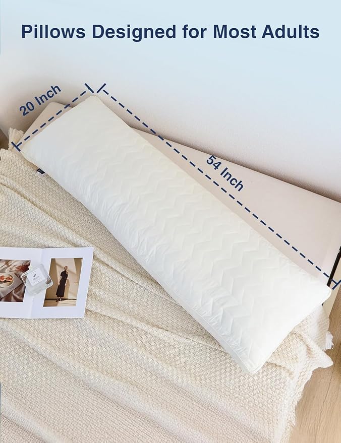 ZonLi Long Body Pillow for Adults, Firm Body Pillow - Image 6