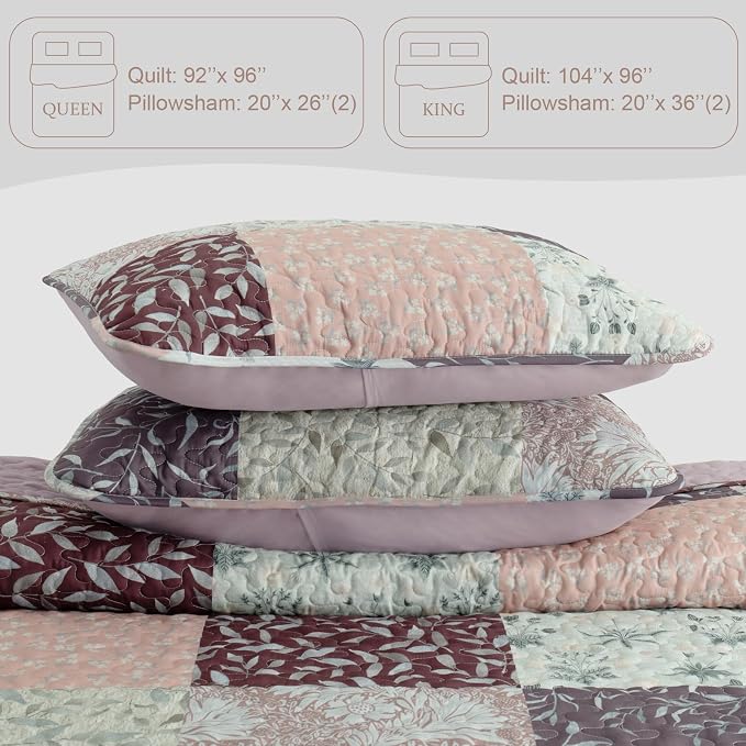 Exclusivo Mezcla Reversible Boho Quilts King Size - Image 6