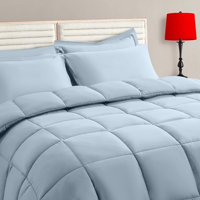 TAIMIT Light Blue King Comforter Set by TAIMITBedingSets