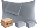 Pillowcases King 12 Pack, 20x36 Pillow Cases by Culve
