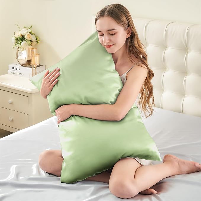 INFIIXSO Mulberry Silk Pillow Cases King Size Set of 2, Silk Pillowcase - Image 3