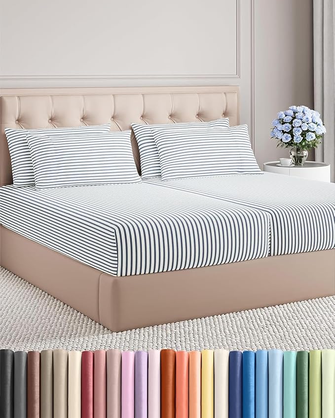 Split King 7 Piece Sheet Set by CGKUnlimited