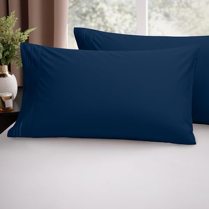 Elegant Comfort Luxury Ultra-Soft 2-Piece Pillowcase Set - Image 2