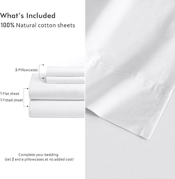 RUVANTI 4 Pcs Cotton Sheets - Image 4