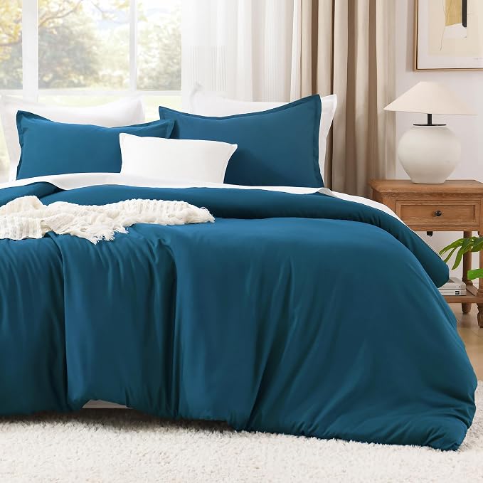 Litanika Teal Comforter California King Size, 3 Pieces Cal King Turquoise - Image 2