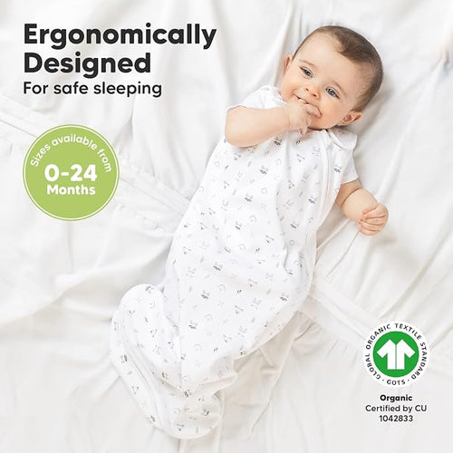 1-Pack Organic Baby Sleep Sacks, 100% Cotton - Image 2