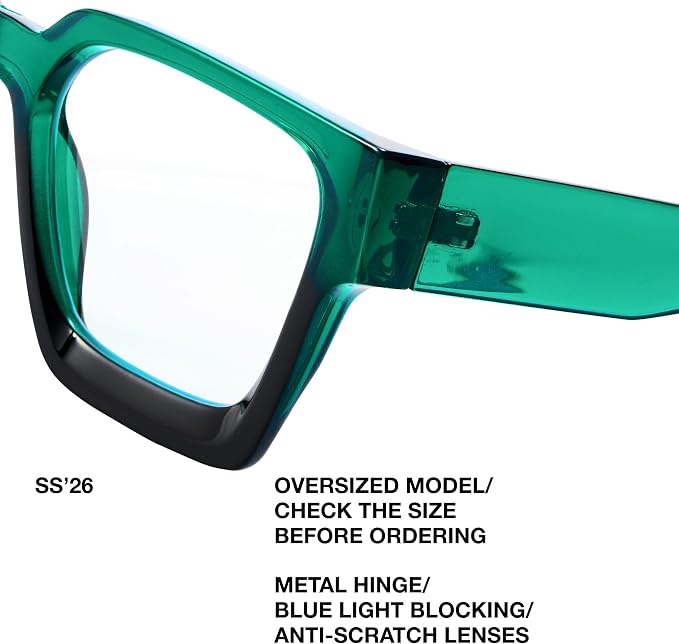 livho Oversized Eyewear Frame for Woman and Men - Image 3