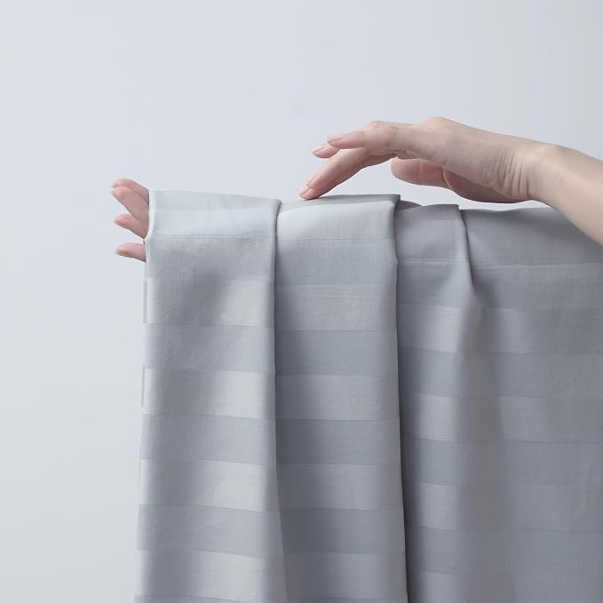 Cotton Cal King Flat Sheet Only, 600 Thread Count 100% Egyptian Cotton Top - Image 4