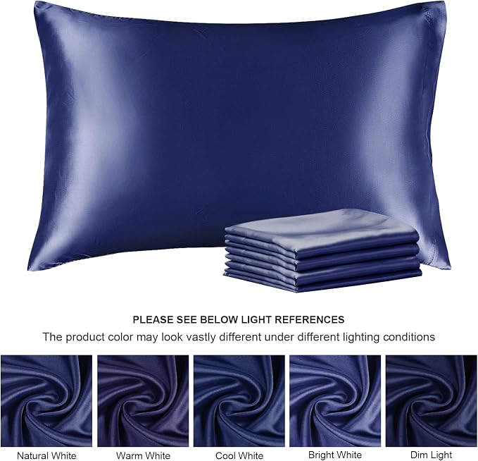 BEDELITE Satin Pillowcase for Hair and Skin, Super Soft Similar to Silk Pillow - Image 7