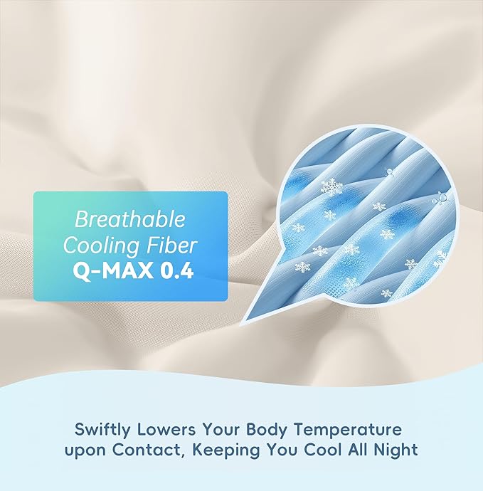 MASVIS Cooling Blankets for Hot Sleepers, Luxury Lightweight Cozy Soft Throw - Image 5