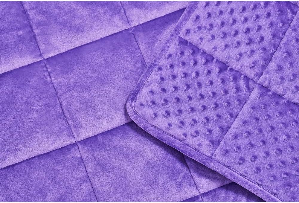 TONGDADA Minky Weighted Blanket | 40''x60'', 10lbs | Cozy and Soft Minky - Image 5