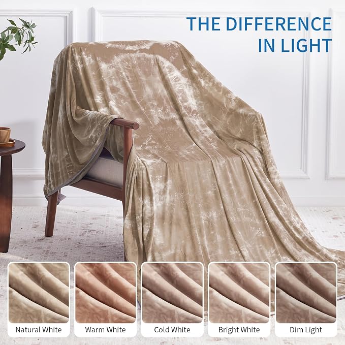 Guohaoi Cooling Blanket for Hot Sleepers and Night Sweats, Decortive Tie Dye - Image 6