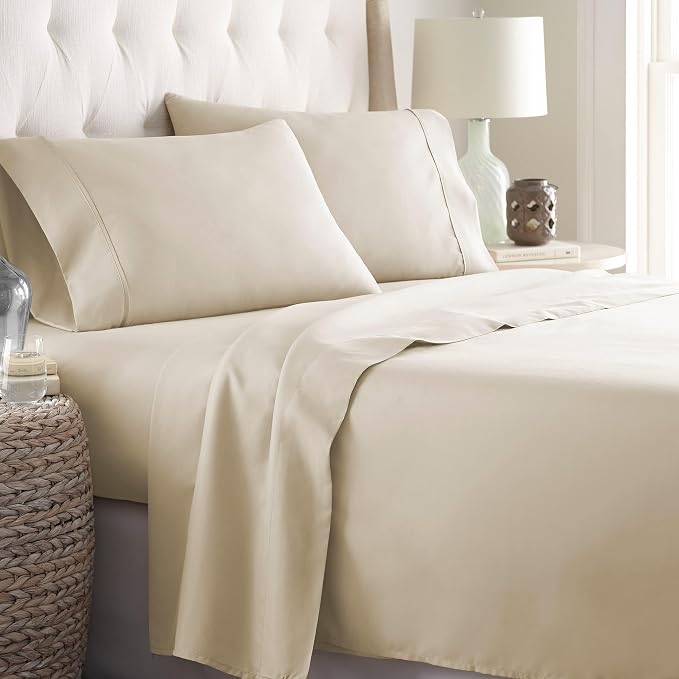 Danjor Linens Twin Bunk Bed Sheets w/ 2 Pillowcases, Lightweight Brushed by DanjorLinens