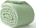100% Cotton Muslin Blanket King 108" x 90", 6 Layers Breathable and Lightweight by Kozyhvn