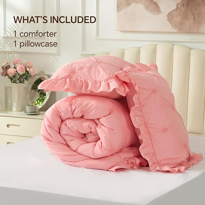 BEDELITE Pink King Size Comforter Set - Image 7