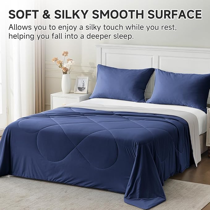 HOMFINE Cooling Comforter for Hot Sleepers - Image 4