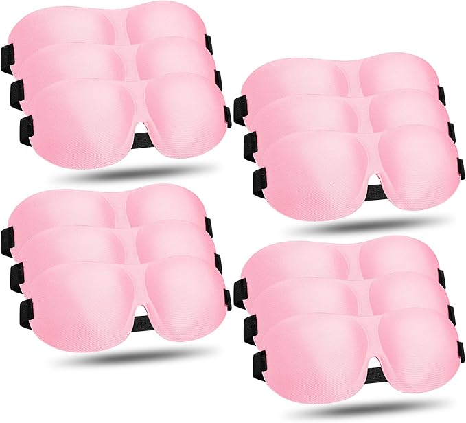 Bonuci 12 Pack Sleep Mask Blackout 3D Eye Mask - Image 9
