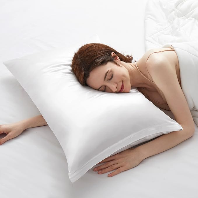 Satin Pillowcases with Zipper （20x30）, Queen Size Pillowcases Set of 2 - Image 6