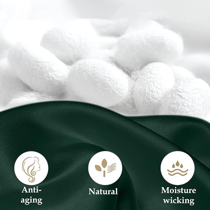 NSSL Silk Pillowcase for Women, Mulberry Silk Pillowcase for Hair and Skin and - Image 4