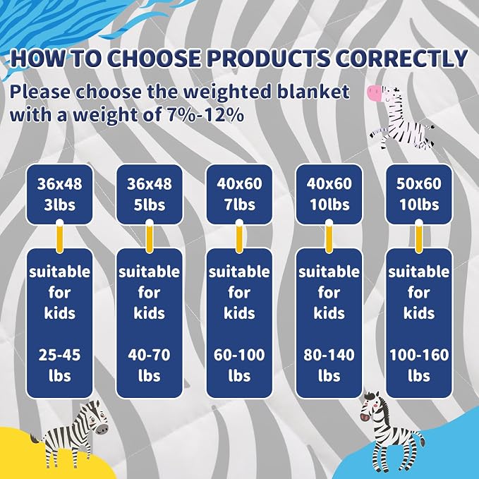 anfie Weighted Blanket Kids Weighted Blanket Cooling Blanket - Image 6