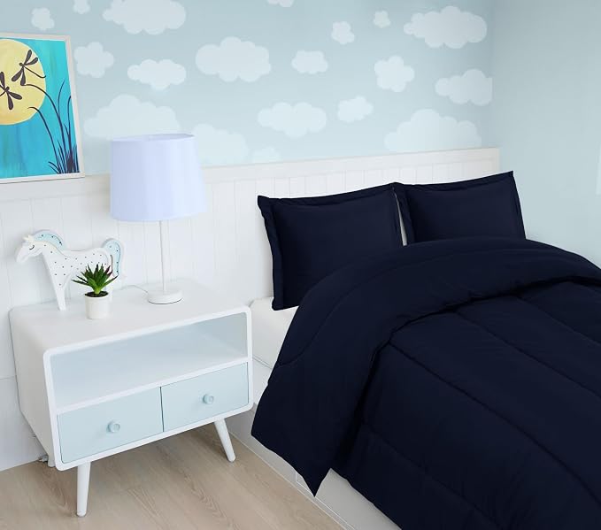 Utopia Bedding Navy Kids Comforter Set - Image 5