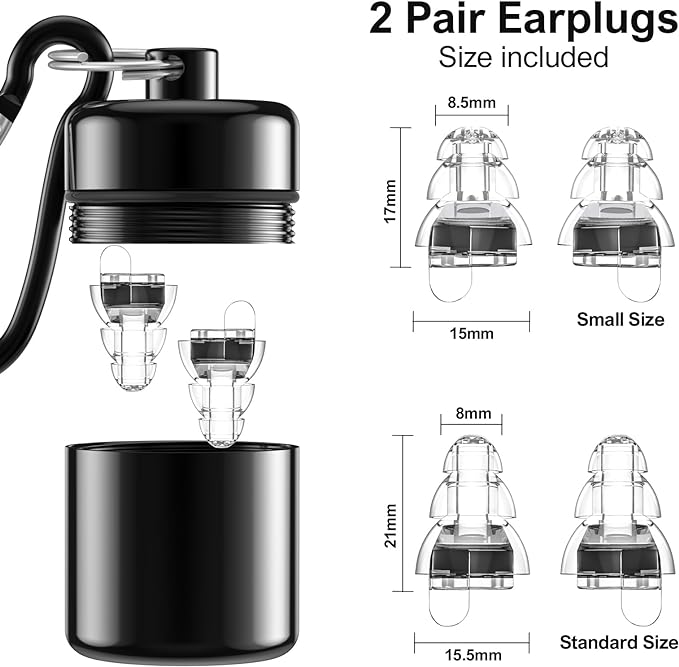 High Fidelity Concert Earplugs for Concerts Musicians，Earplugs for noise - Image 2