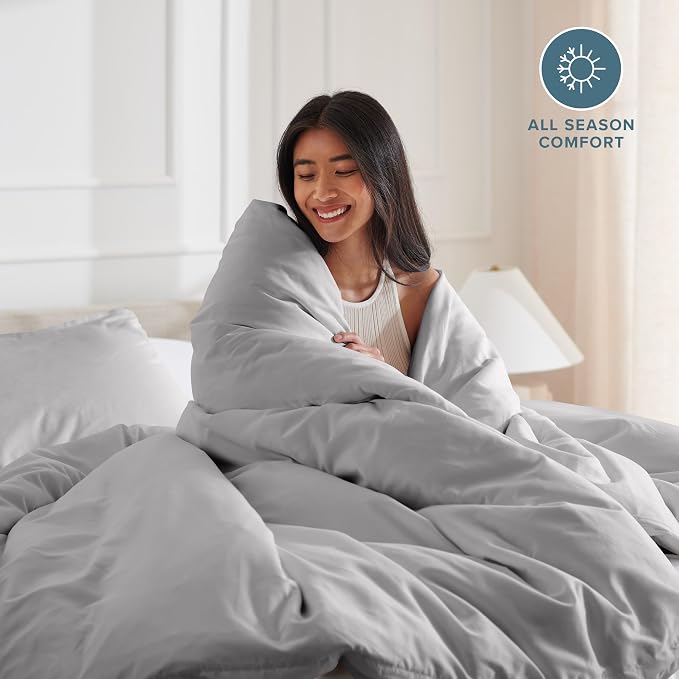 Bare Home Bedding Duvet Cover Oversized Queen Size - Image 3