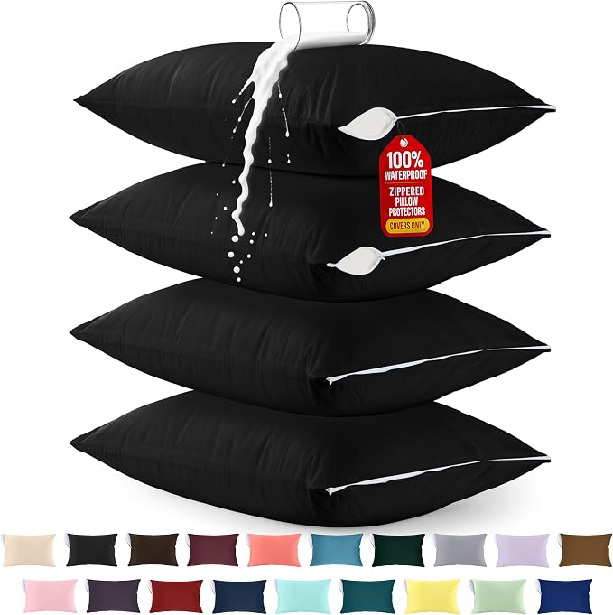 Utopia Bedding Premium 100% Waterproof Pillow Protectors by UTOPIABEDDING